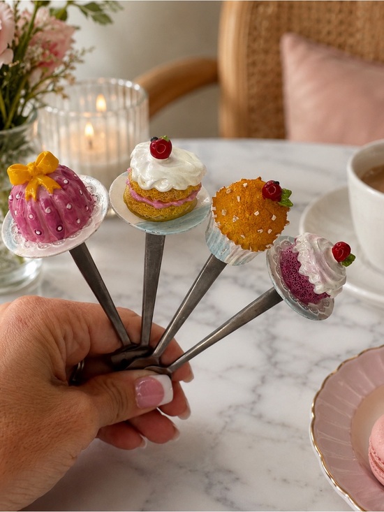 blond amsterdam Other - Blond Amsterdam Dessert Fork Set – 4 Whimsical Dessert Forks